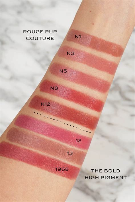 ysl rouge pur couture 57 swatch|YSL rouge pur couture lipstick.